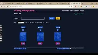 Library Management System | Django Web Application for Libraries | Book Search, Request