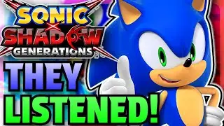 GREAT News for Sonic X Shadow Generations