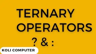 Ternary Operator | Java | Koli Computer