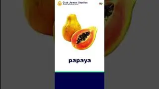 English Vocabulary for Kids - ORANGE FOOD