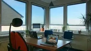 Folienrollo Raffstore Sonnenschutz innen - mit dem  Folienrollo Blendschutz. Aussen , warum?