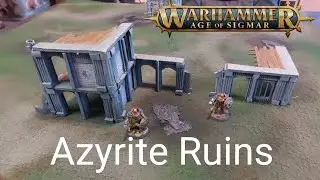 How To Make AZYRITE RUINS For Age of Sigmar, Warcry, 40K, Kill Team & Many More Tabletop Games!
