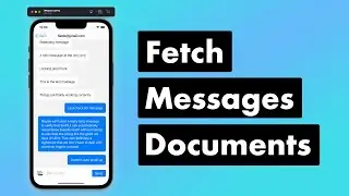SwiftUI Firebase Chat 12: Fetch Messages Documents with Snapshot Listener
