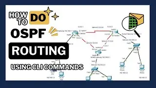 OSPF Routing using CLI Commands in Cisco Packet Tracer - Cisco Packet Tracer Tutorial Part 05