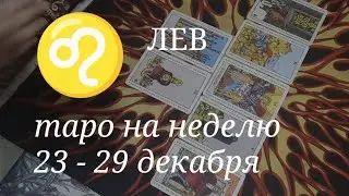 ЛЕВ ТАРО расклад на неделю с 23 по 29 декабря 2024 года.