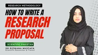 How to Develop/Write a Research Proposal || Component || Steps ||  Dr. Rizwana | Urdu/Hindi