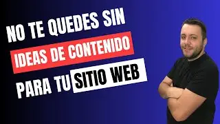 Cómo ENCONTRAR IDEAS de CONTENIDO para tu WEB en POCOS MINUTOS | Tutorial SEO