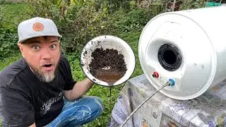 10 лет грязи в накопительном водонагревателе! Что происходит внутри?