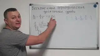Математика 6 класс. Бесконечные периодические десятичные дроби.