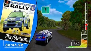 Colin McRae Rally (1998) PS1 HD Gameplay. Duckstation PS1 Emulator