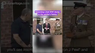 Returning a lost WWI medal to the soldier’s family