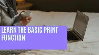 Beginner Print Function Tutorial In Python*Ways to Use Print Function In Python