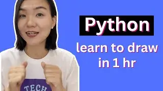 Python Coding for Beginners -  Learn how to draw in 1 hour! - Intro 