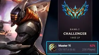¡Desvelando los SECRETOS del MEJOR Maestro Yi del MUNDO! ¡COMO jugar a MAESTRO YI y SUBIR FACIL!