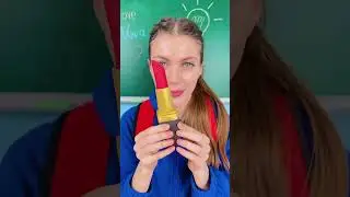 Edible lipstick 💄 Sneak Food Into Class 