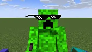 CreeperMan kills zombie 10 seconds