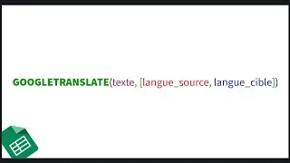 Google Translate function in Google Sheets