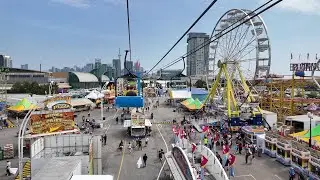 CNE Sky Ride 2024 in Toronto (Ride POV)