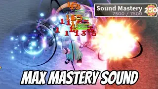 Max Mastery SOUND Breathing Is BROKEN Project Slayers