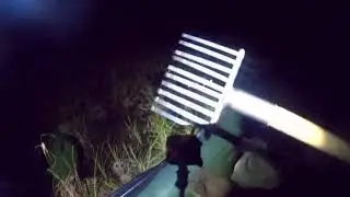 Рыбалка с острогой. Щука ночью.