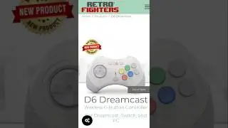 Retro Fighters Drops New D6 Dreamcast Gamepad on 25th Anniversary!
