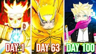 Spending 100 Days as the NARUTO GENERATIONS in Shindo Life.. - Roblox