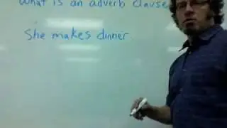 What is an adverb clause?