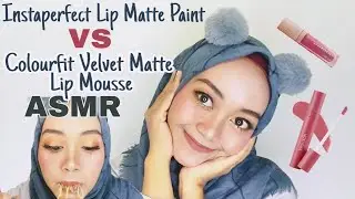BATTLE !! Wardah Velvet Lip Mousse VS Instaperfect Lip  Paint | TES KETAHANAN MAKAN