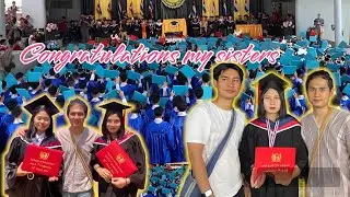 My youngest sister graduated. Congratulations! To both of you (siblue & blackpink)