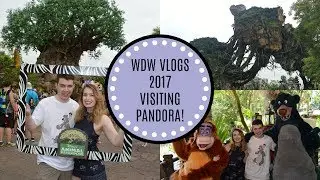WALT DISNEY WORLD VLOGS 2017 - Day Seven Part 1 - Animal Kingdom & Visiting Pandora!