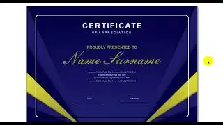 How to Create Simple But Unique Certificate Design in Coreldraw 2021 - Ahsan Sabri