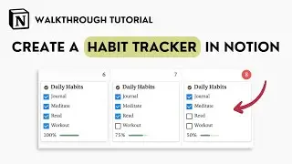 How to Create a Habit Tracker in Notion (Tutorial)