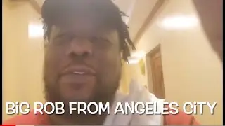 Big Rob reporting presidential suite, Pacific Breeze Hotel. 