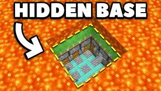I Built a Secret Base in The Nether in Minecraft Hardcore