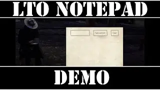 RedM - LTO NotePad - Demo - Vorp-Core