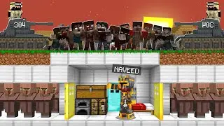 Minecraft DON'T ENTER ZOMBIE APOCALYPSE MILITARY BASE MOD / DANGEROUS PRISON !! Minecraft Mods