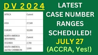 DV 2024 Interview Schedule, JULY 27!