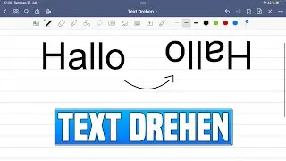 Goodnotes Text drehen Tutorial | Goodnotes Textfeld drehen