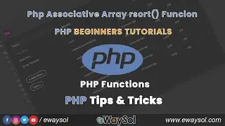 Php Associative Array rsort() Funcion | PHP Beginners Tutorials | PHP Tips & Tricks | Code | eWaySol