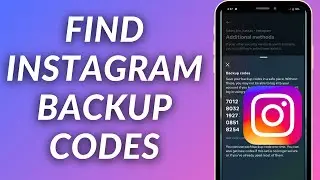 How To Get Backup Codes On Instagram | How to Find My Backup Codes on Instagram (2024)