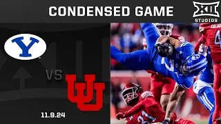 #9 BYU vs. Utah Condensed Game | 2024 Big 12 Football
