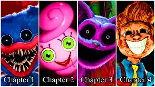 Poppy playtime chapter 1 2 3 4 - full gameplay walkthrough no commentary