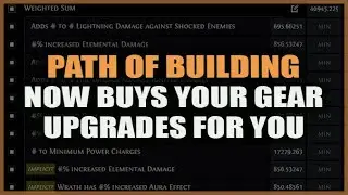 PATH of EXILE: A New Era of Trading - PoB Now Finds Items to Increase Your Build's DPS For You
