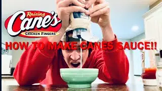 HOW TO MAKE HOMEMADE CANES SAUCE!! COOKING WITH ANDREWW!!