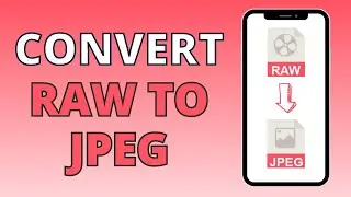 How to Convert RAW to JPEG on iPhone (EASY)