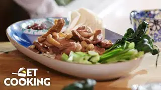 Fast & Easy Crispy Duck Pancakes Spicy Plum Jam Sauce | Get Cooking
