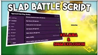 *OP* Slap Battles Script Hack Spam Slap Aura, Kill All, Unli Free Ability