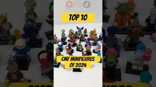 Top 10 CMF Minifigures of 2024! 😱 #lego #minifigures