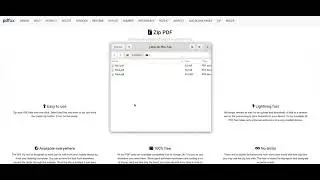 How to zip PDF files