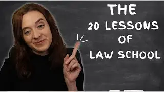 the 20 lessons i learned from law school